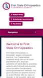 Mobile Screenshot of firststateortho.com